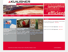 Tablet Screenshot of klausner-usa.com